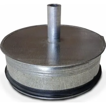 Vzduchotechnické potrubí UNITRADE HK Koncový kryt s odvodem kondenzátu 125 mm