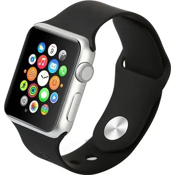 Řemínek na hodinky Řemínek pro Apple Watch Ultra 49mm / 45mm / 44mm / 42mm - silikonový - černý