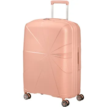 American Tourister Starvibe 67cm Spinner rozšiřitelný Oranžový Metallic Peach