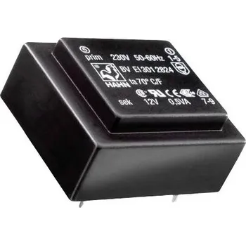 Transformátor Hahn BV EI 301 3582 transformátor do DPS 1 x 230 V 1 x 6 V/AC 0.7 VA