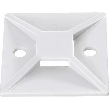 Stahovací páska Šroubovatelná/samolepicí upevňovací patka MB, TY HellermannTyton MB5-N66-NA-C1 transparentní