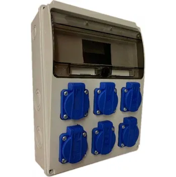 Rozvaděč 66001.60000 zásuvková kombinace osazená ELEKTRIUM