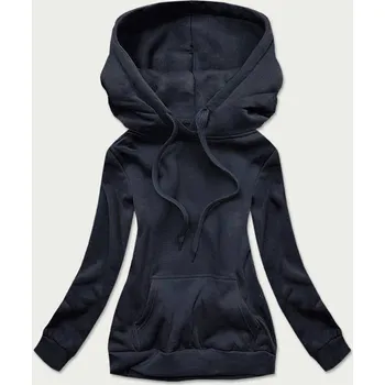 Dámská mikina Tmavě modrá dámská tepláková mikina (W02-998) odstíny modré XL (42)