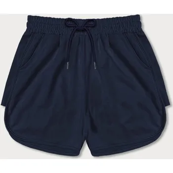 Dámské kraťasy Tmavě modré dámské sportovní šortky (8K951-25) odstíny modré M (38)