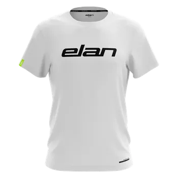 Pánské tričko Triko Elan Logo White (Pánské tričko Fischer s krátkým rukávem)