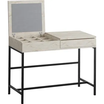 Postel Toaletní stolek HARTREL, travertin + vyzvednutí ZDARMA