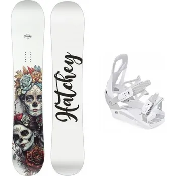 Snowboard Hatchey Eternity dámský snowboard + Raven S230 White vázání 139 cm + vázání S/M (EU 37-42) + DÁREK + Doprava ZDARMA