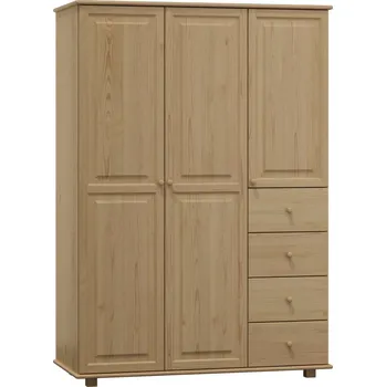 Šatní skříň Skříň z masivu borovice 65A 133/190/60 cm