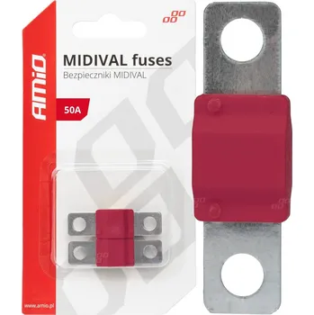 Autopojistky Pojistky MIDIVAL 50A AMIO-03475