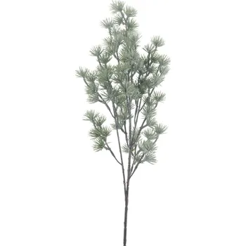 umělá květina umělá větev, Borovice větev zelená zasněžená V 66 cm