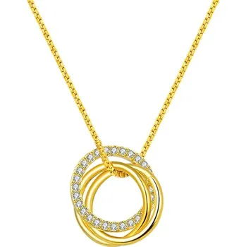 Přívěsek Majya Stříbrný řetízek s přívěskem DOLLY pozlacený Ag/; ≤2,00 g 11282