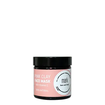 MARK Bio jílová maska s vit. C a růžovým jílem proti vráskám a pigmentaci 30 g