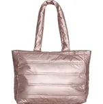 Lesklá shopper dámská kabelka New Rebels Melani - růžová