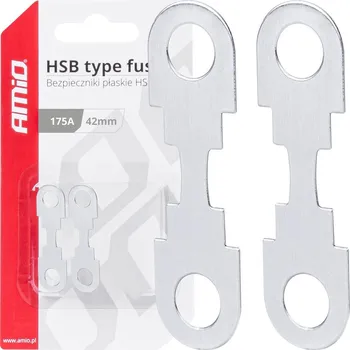 Autopojistky Ploché páskové pojistky FLAT HSB 42mm 175A AMIO-03505