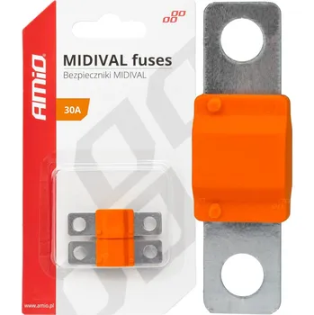 Autopojistky Pojistky MIDIVAL 30A AMIO-03473