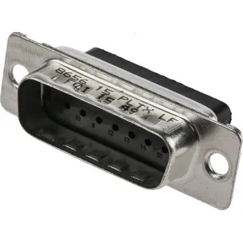Elektrický konektor Krimpovací konektor D-Sub, řada: 8656, rozteč: 2.74mm, počet kontaktů: 15, orientace těla: Rovný, Samec, 1 kV AC, 5A