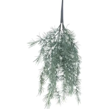 umělá květina umělá větev, Borovice keř 'Lorch' napudrované zelená Průměr 65 cm