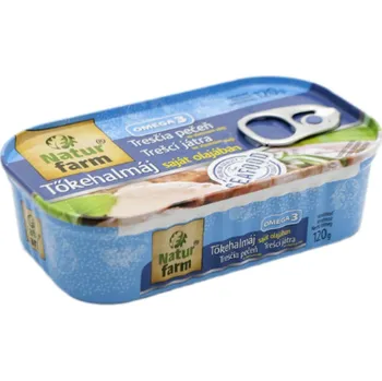 konzervovaná ryba Tresčí játra ve vlastním oleji 120g NaturFarm