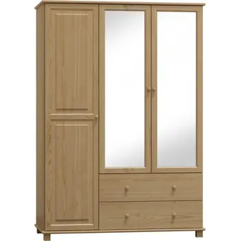 Šatní skříň Šatní skříň z masivu borovice 77 150/190/60 cm