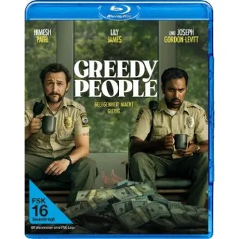 Blu-ray film Greedy People - Gelegenheit macht gierig, 1 Blu-ray – Potsy Ponciroli,Himesh Patel,Lily James,Joseph Gordon-Levitt (DE)