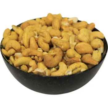 Kešu W320 pražené solené s príchuťou kari 500 g