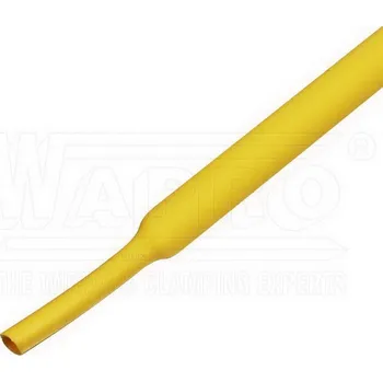 elektrický kabel wpr5524 smrštitelná trubice 2:1 2,4/1,2 žlutá WAPRO WST2-024-04-2