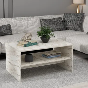 Konferenční stolek Konferenční stolek DARNIL, mramor + vyzvednutí ZDARMA