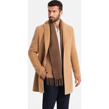 Pánský kabát Ombre Classic Ombre hnědá 2001025