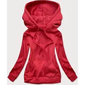 Dámská mikina Červená dámská tepláková mikina (W02-59) odstíny červené S (36)