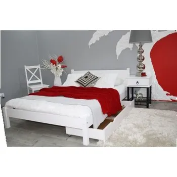 Postel KIK TRADE Dřevěná postel MD 14 více rozměrů Rozměr: 80 x 200 cm, Povrchová úprava: Přírodní lakovaná