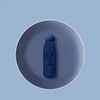 Deštník Skládací deštník do kapsy pro každý den | ultralehký deštník - modrý