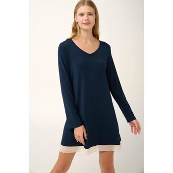 Dámská noční košile Vamp Jednobarevná noční košile 21947