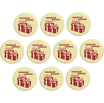 Čokoláda Hospodyňkám.cz Kouzelné Vánoce Čokoládová dekorace 10 ks