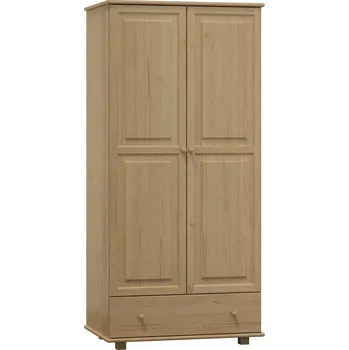 Šatní skříň Šatní skříň z masivu borovice 65 90/190/60 cm/ s tyčí