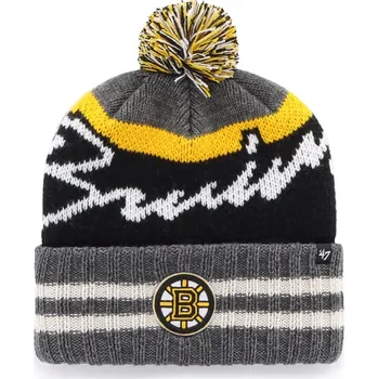 Čepice '47 Brand Kulich Boston Bruins Hyperbolic ’47 Cuff Knit