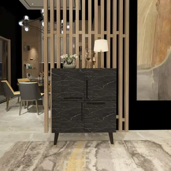 Komoda Komoda FENRIS, černý mramor + vyzvednutí ZDARMA