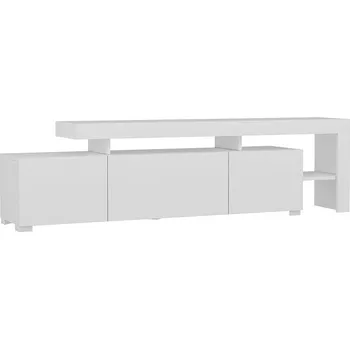 Televizní stolek Televizní stolek POLMIR, bílá + vyzvednutí ZDARMA
