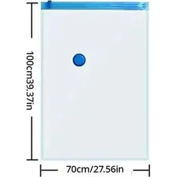 Úložný box Vakuový úložný vak s ventilem na oblečení | úložný vak, ochrana proti vlhkosti - 70x100 1ks