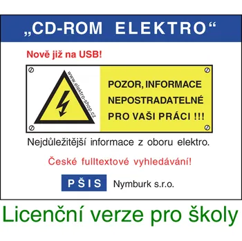 Výukový program "CD-ROM ELEKTRO" verze 53 na USB - školy