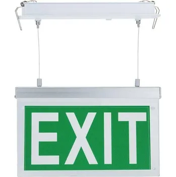Žárovka Optonica LED Hanging Emergency Exit Light 3 Hours Duration se PVC Legend