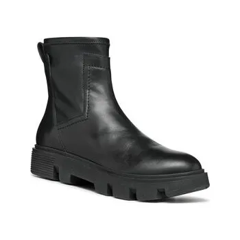 Dámské kozačky Polokozačky Geox D Vilde D26UAC 043KB C9997 Černá 35