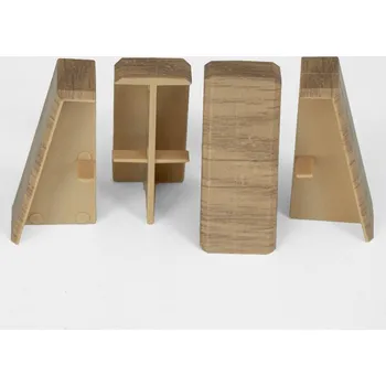 Podlahová lišta ACARA AP34 spojka k liště TYP 13, PVC Dub Charlotte přírodní, 4 ks M13-AMSP017