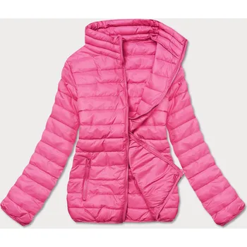 Lehká růžová prošívaná dámská bunda (58M23037-46) odstíny růžové S (36)