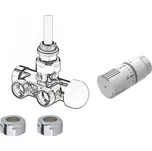 Isan 145L termostatická sada rohová pro jednobodové připojení levá bílá O39BWCL145