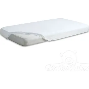 Prostěradlo Bavlněné prostěradlo s gumkou 140x70 cm Baby Matex Barva: Bílá