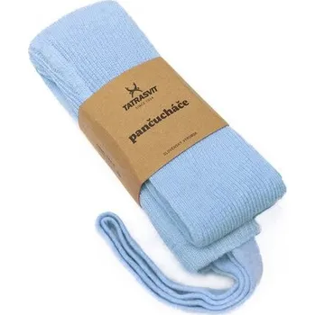 Tatrasvit Punčocháče s kšandami 100% bavlna SVĚTLE MODRÁ - 90