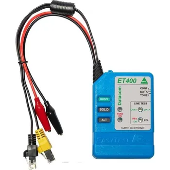 Přepěťová ochrana Gossen Metrawatt ET400 Easytest 400 - IT generátor signálu sinusového vyhledávání, test datového portu, přepěťová ochrana až do 120&nbsp;V AC/DC + DOPRAVA ZDARMA