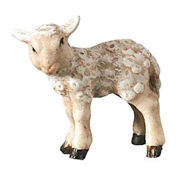 Vánoční dekorace Ornatis Jehně Provedení: Malovaná, Velikost stojících figur dospělých postav: 22 cm Dřevěná vyřezávaná soška jehněte