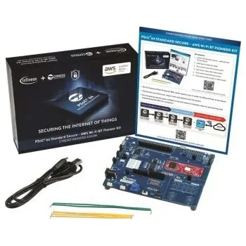 Vývojová deska Vývojový nástroj pro mikrokontroléry, Vyhodnocovací deska, ARM Cortex M0 plus , ARM Cortex M4, PSOC(TM) 64 AWS Wi-Fi BT Pioneer
