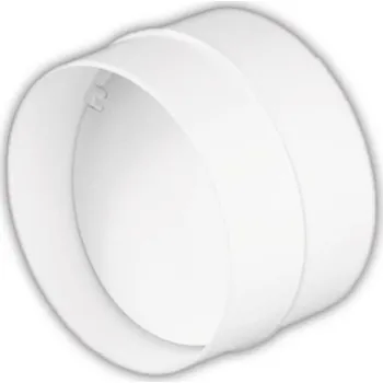 Ventilace UNITRADE HK Spojka kruhového plastového potrubí Ø 150 mm s klapkou